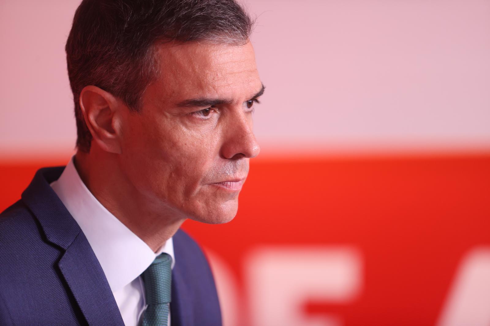 Sánchez, durante su comparecencia tras reunión de la Ejecutiva Federal del partido