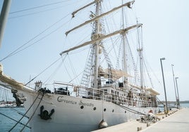 El buque escuela Cervantes Saavedra y la Fundación Oceanogràfic presentan la V Travesía Planeta Azul