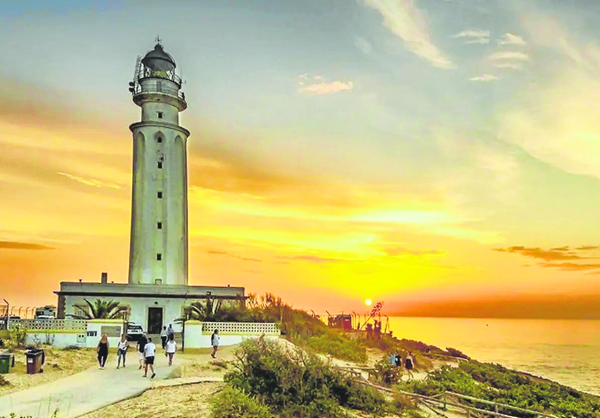 El faro de Trafalgar, en Los Caños de Meca.