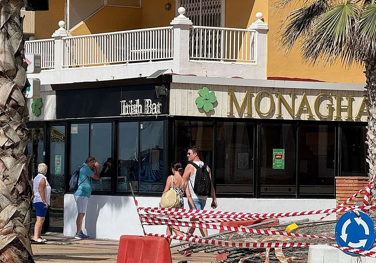 Pub donde se produjo el doble asesinato en Fuengirola