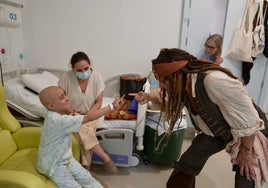 La visita de Johnny Depp al Hospital Niño Jesús