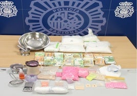 Diez detenidos en una operación contra tres laboratorios de drogas de diseño en Granada