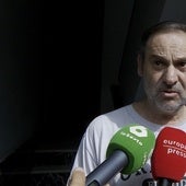 José Luis Ábalos, durnate el registro en su domicilio