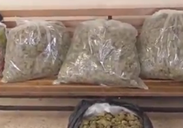 Dos detenidos por portar más de 15 kilos de marihuana en el maletero de un coche en la Cañada Real