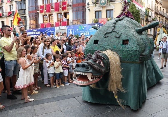 La célebre Tarasca este miércoles en la plaza de Zocodover