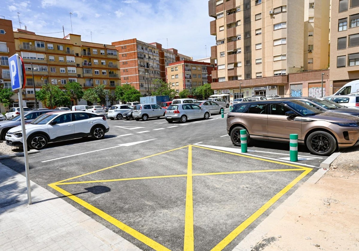 Imagen del nuevo parking público ubicado en la ciudad de Valencia
