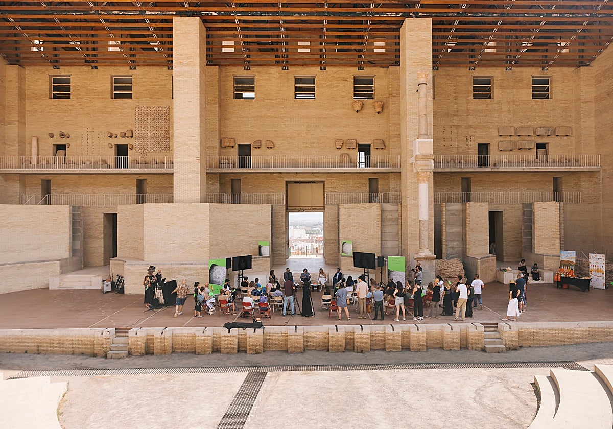 Imagen de la presentación de Sagunt a Escena en el Teatro Romano