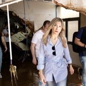 Imagen - Vaquero fue la primera dirigente del Ejecutivo maño en arropar a los vecinos de la zona inundada. Fue el sábado a partir de las 10.00 horas