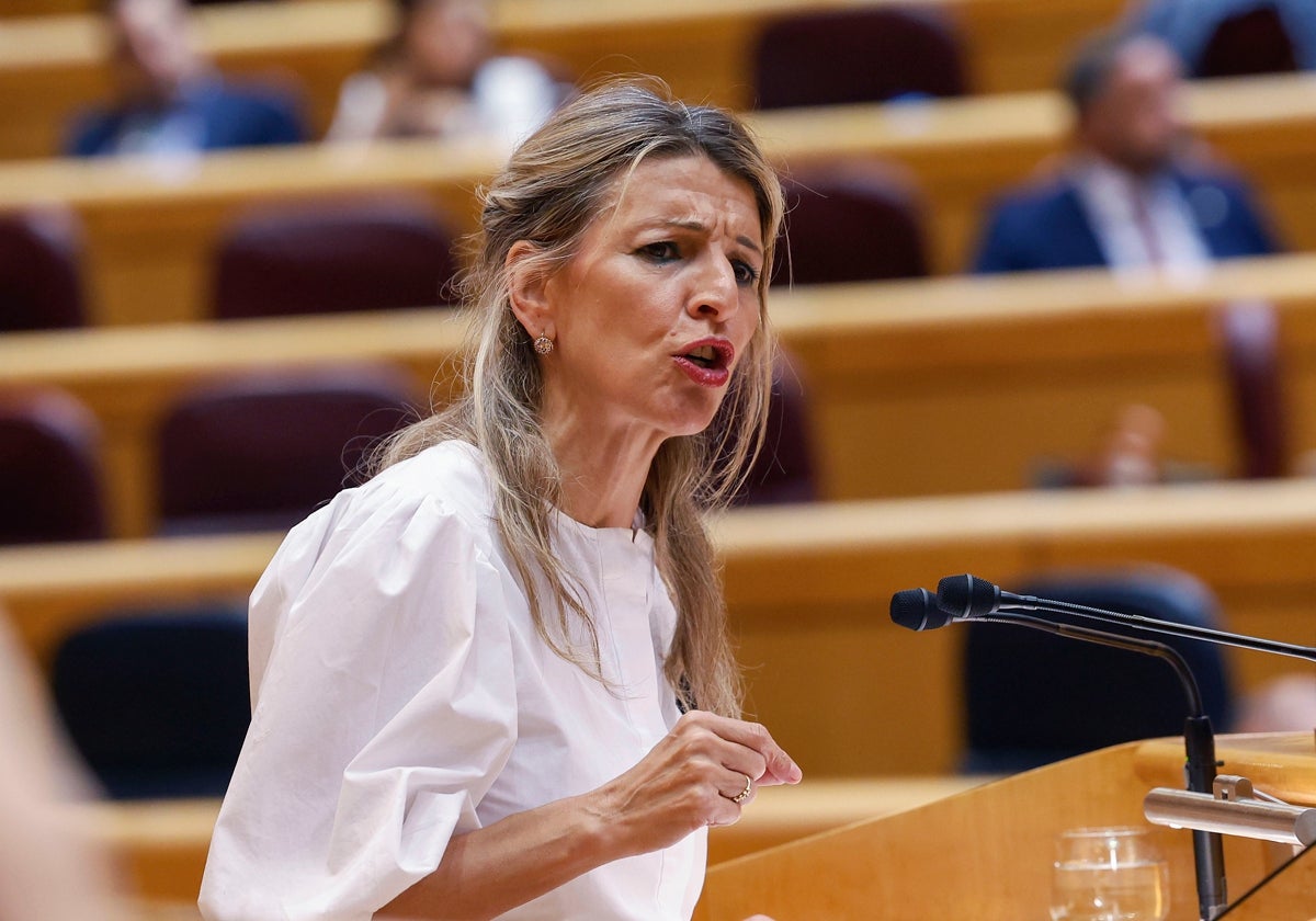 La vicepresidenta segunda, Yolanda Díaz