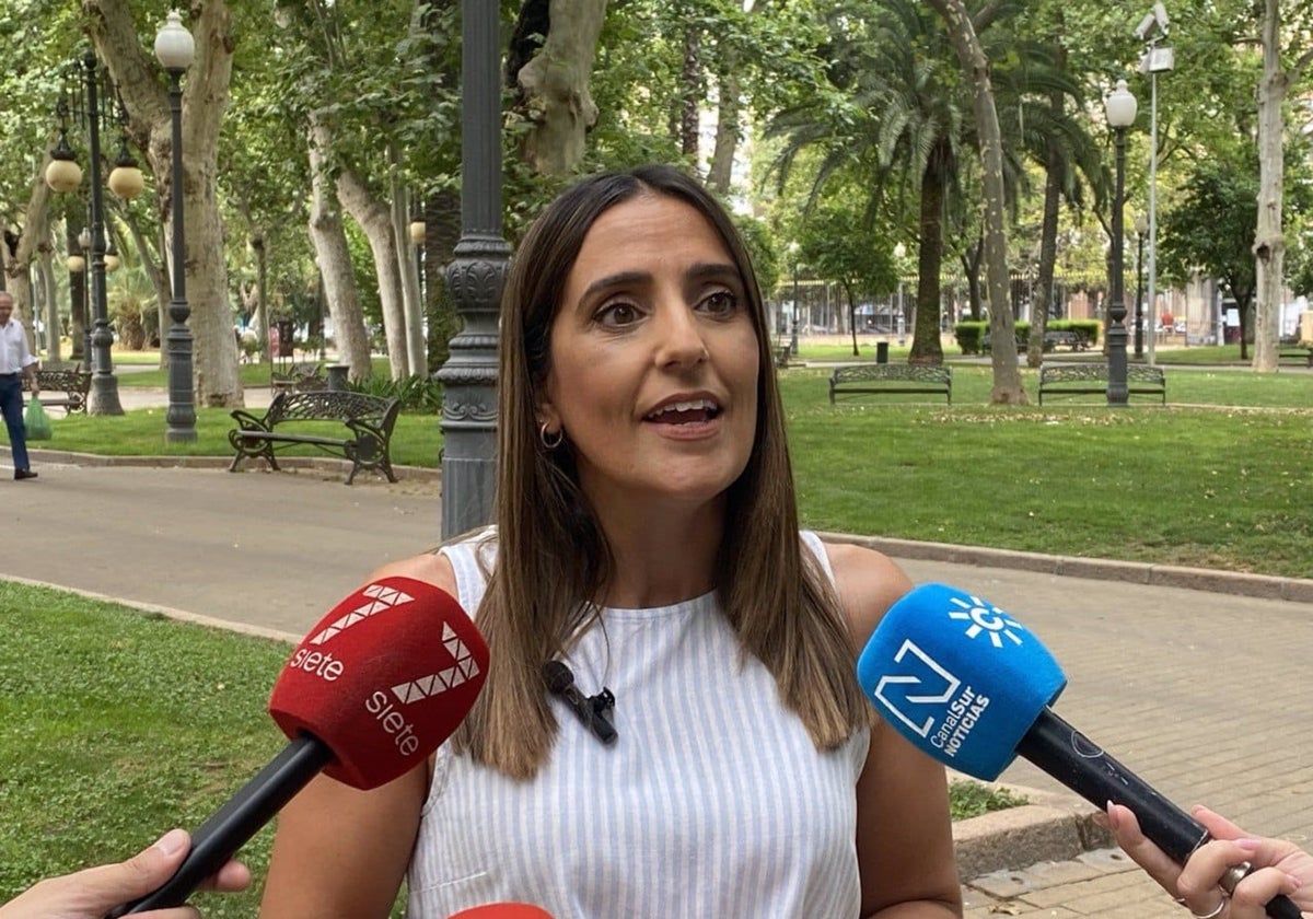 La vicesecretaria de Igualdad, Salud, Juventud y Bienestar Social del PP de Andalucía, Beatriz Jurado