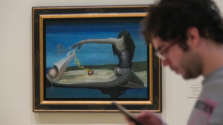 Imagen de la exposición del pintor Óscar Domínguez