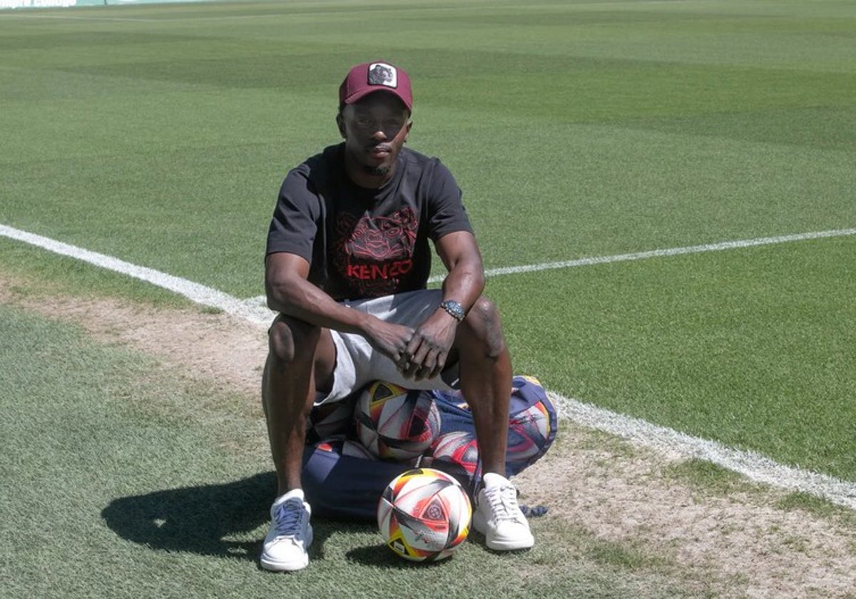 Diarra posa para una entrevista con ABC