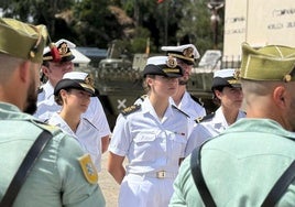 La Princesa Leonor pisa el suelo de Ceuta 18 años después de sus abuelos