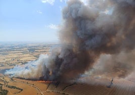 El incendio en Granyena de Segarra