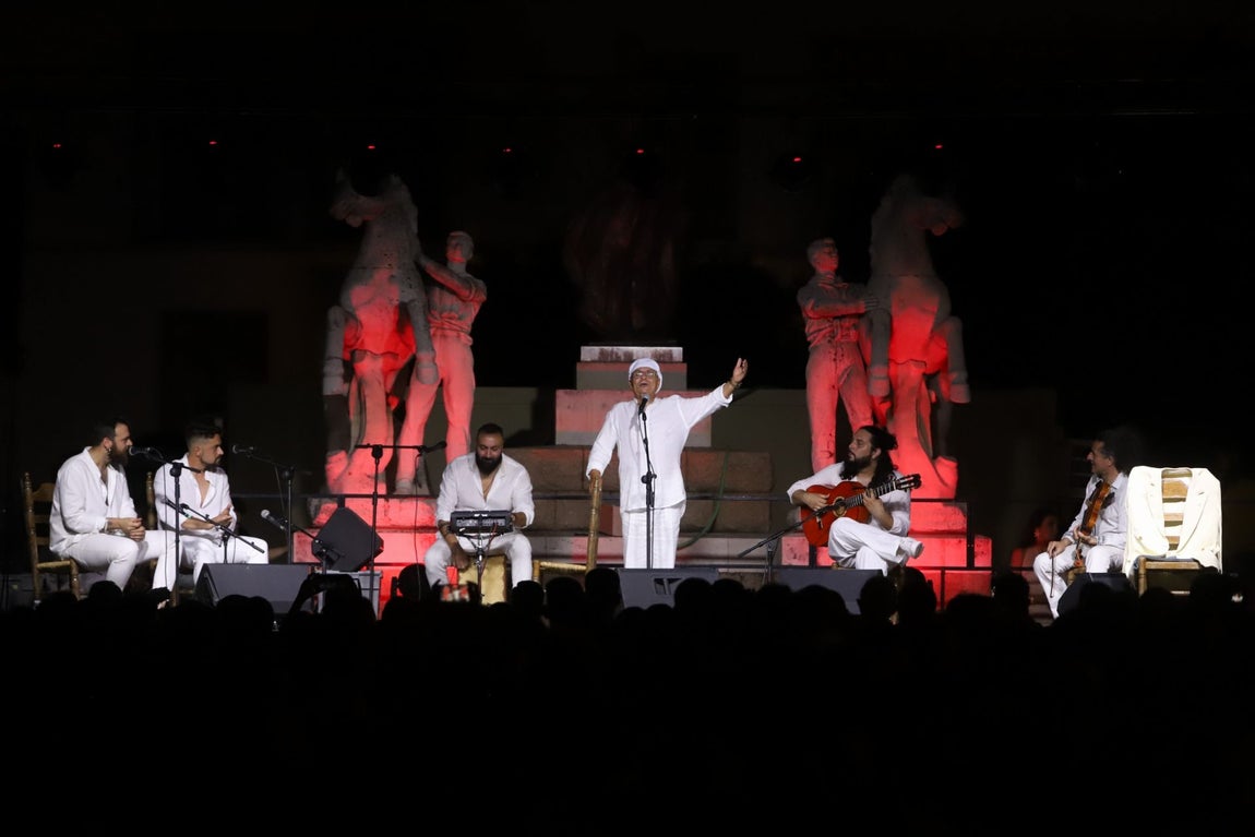 El Pele y Chico Pérez deslumbran con su talento en la Noche Blanca del Flamenco en Córdoba, en imágenes