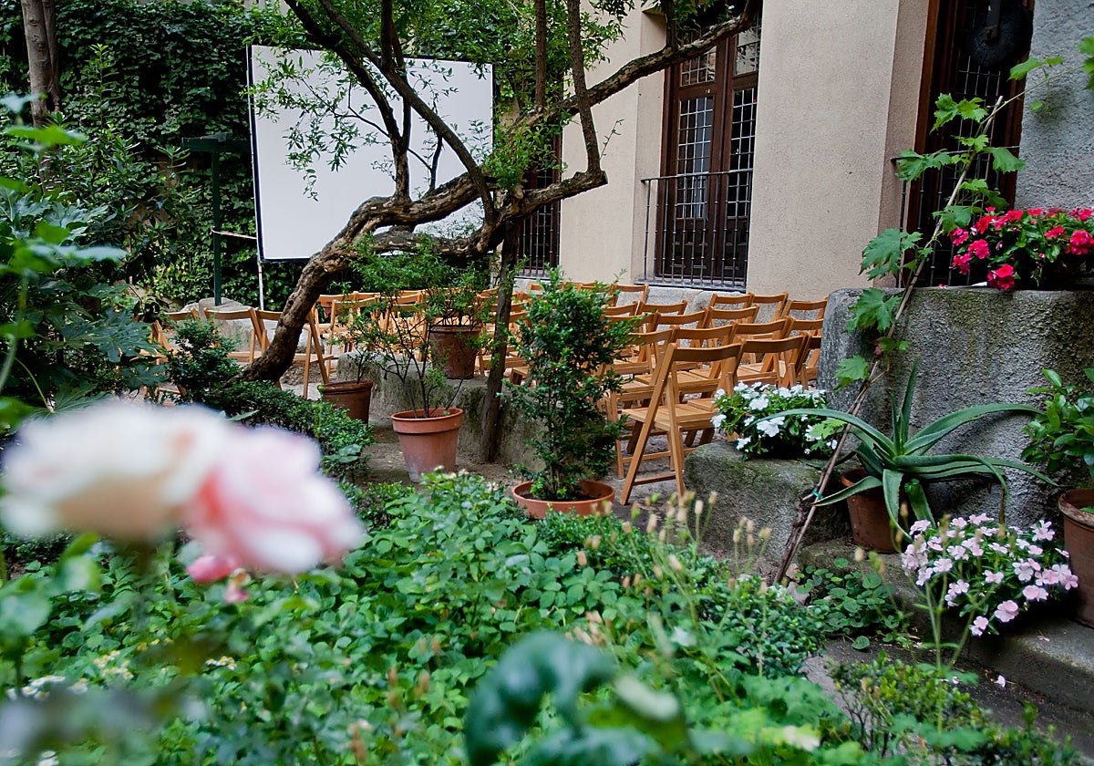 El jardín de la Casa Museo de Lope de Vega donde se podrá disfrutar el ciclo dedicado al Virreinato del Perú