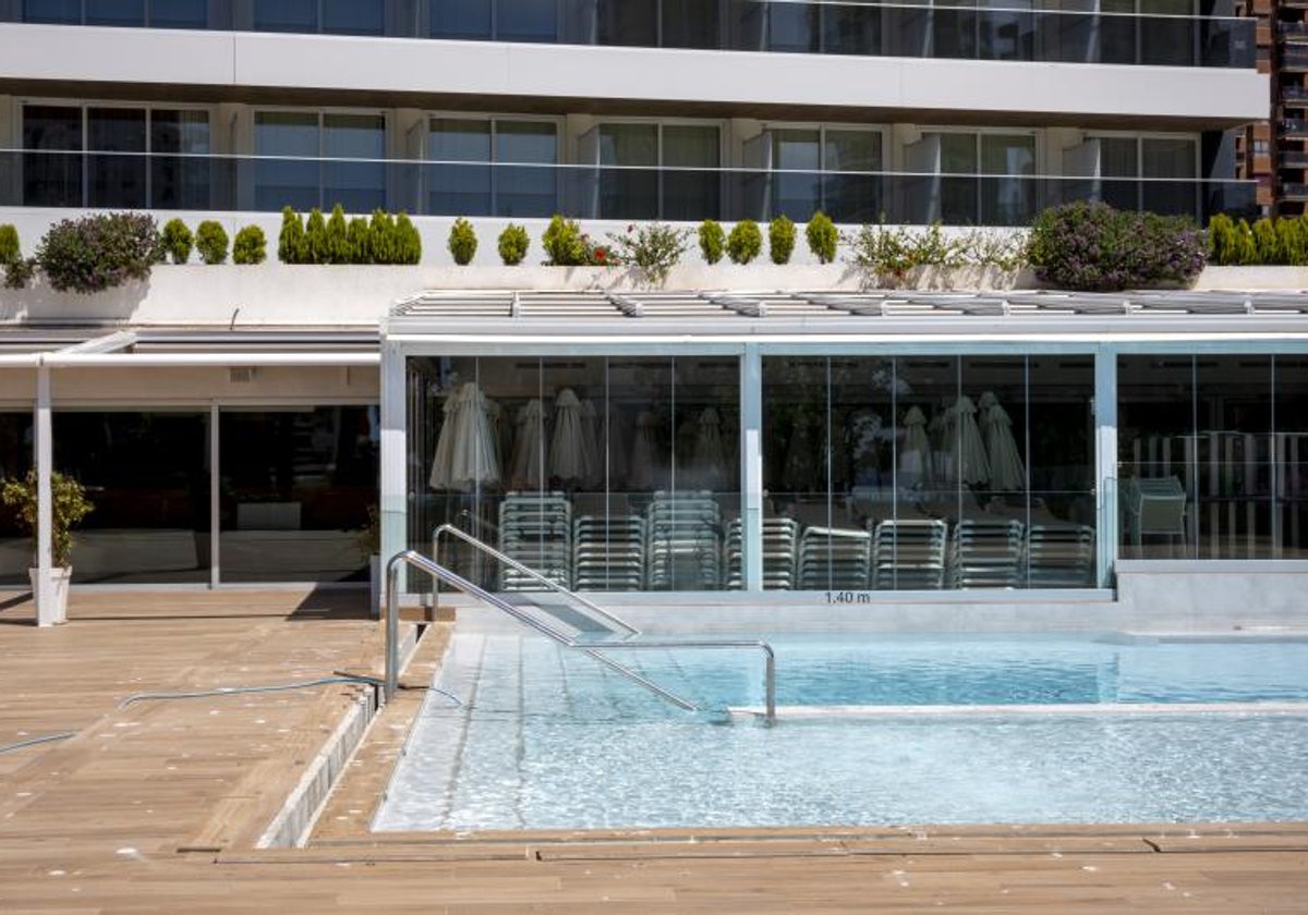 Imagen de archivo de una piscina particular en la Comunidad Valenciana