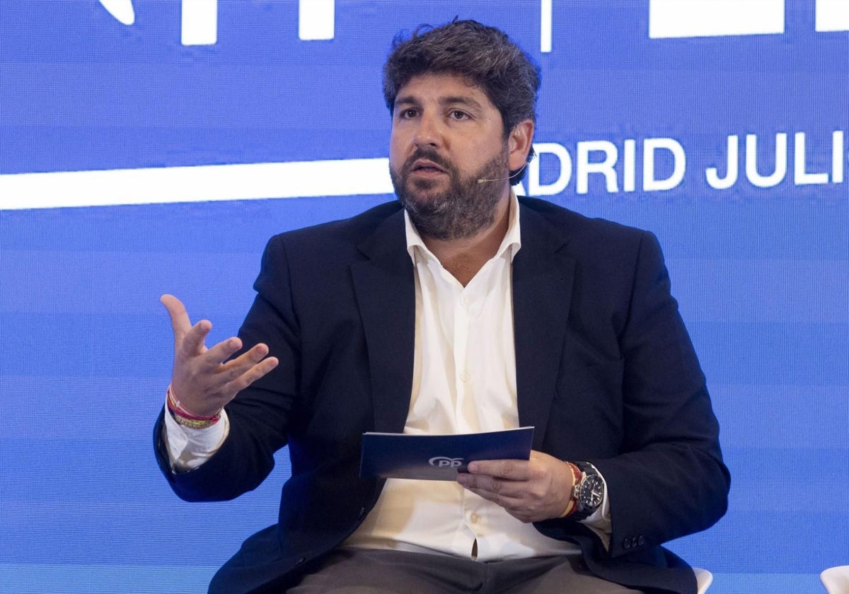 Fernando López Miras, presidente de la Región de Murcia