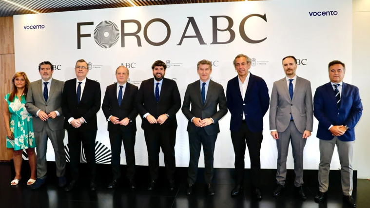 Galería: el foro ABC con el alcalde de Murcia, José Ballesta y Alberto Núñez Feijóo, en imágenes