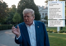 Trump dice que España es «un problema» y revela un mensaje de Rutte que deja en evidencia a Sánchez