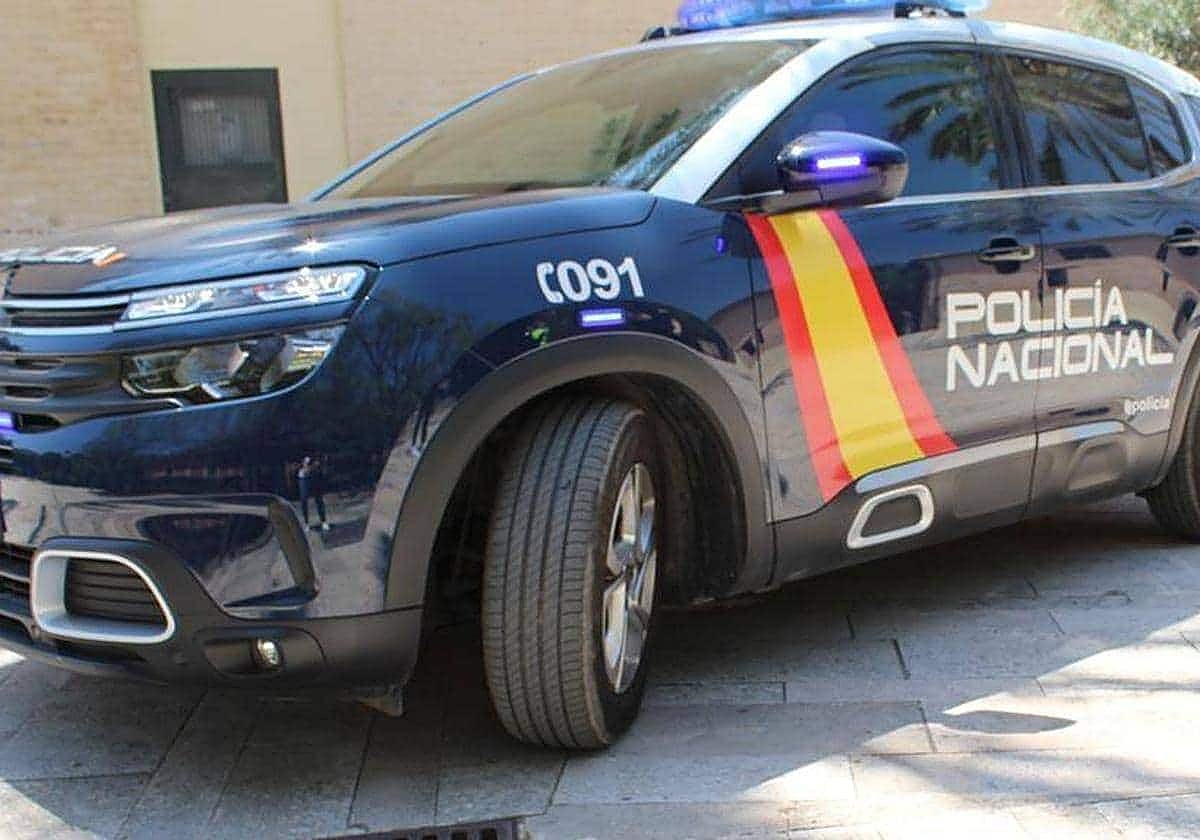 Imagen de un vehículo de la Policía Nacoinal