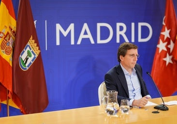 Almeida zanja la guerra de las banderas LGTB: «No creo que deba estar en Cibeles, pero la oposición tiene derecho a colgarla en sus balcones»