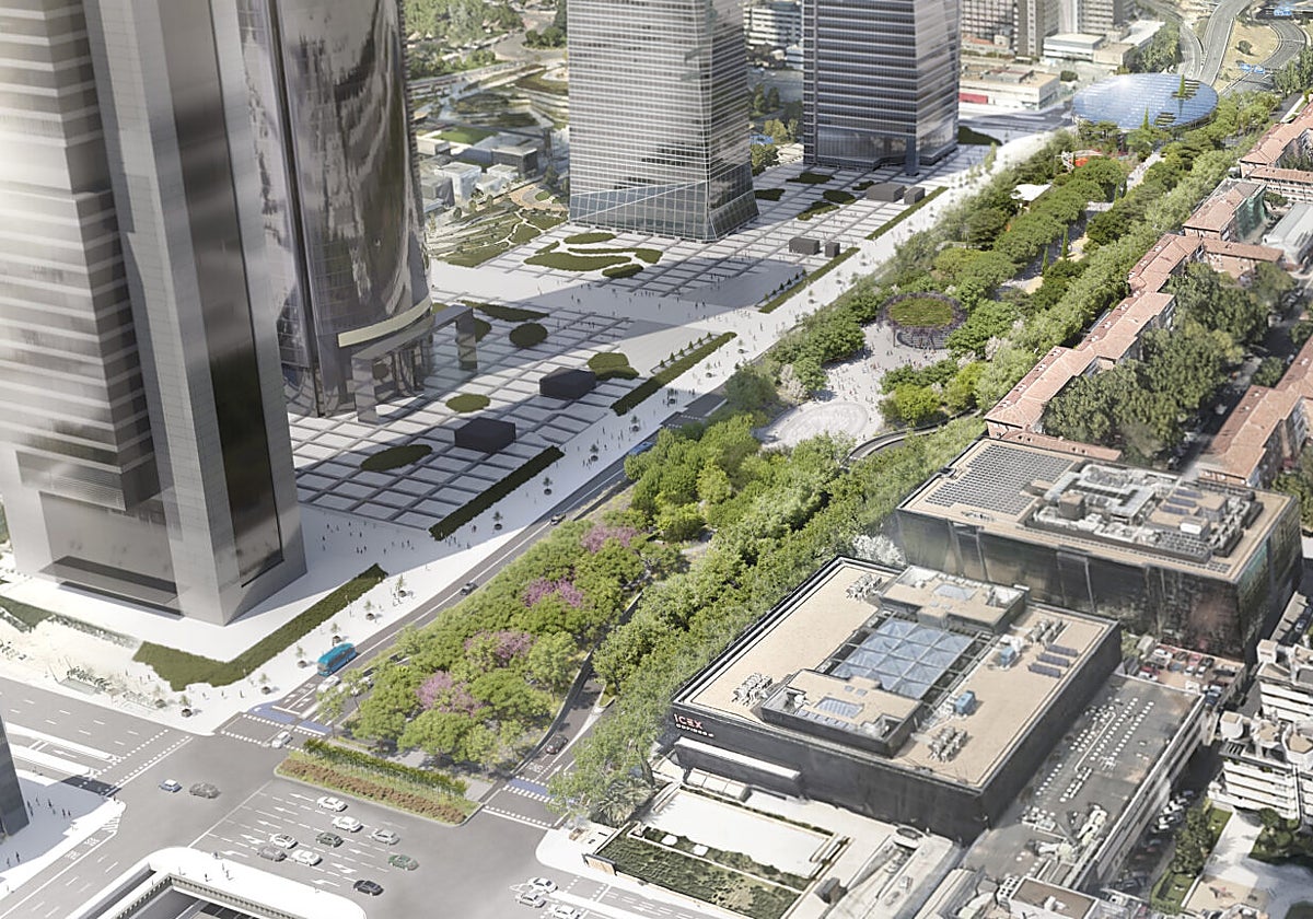 Receración del futuro Parque Castellana