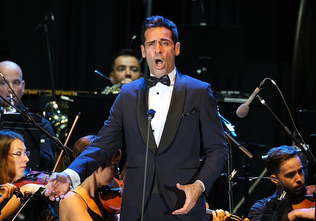 Ismael Jordi, en una actuación de la edición 2023 del Tío Pepe Festival