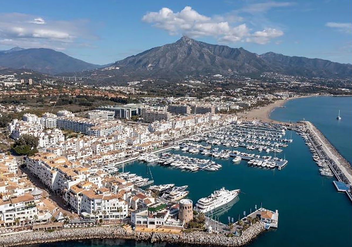 Puerto Banús, en el municipio de Marbella (Málaga)