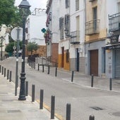 El suceso ocurrió en la tienda de la fachada rosa