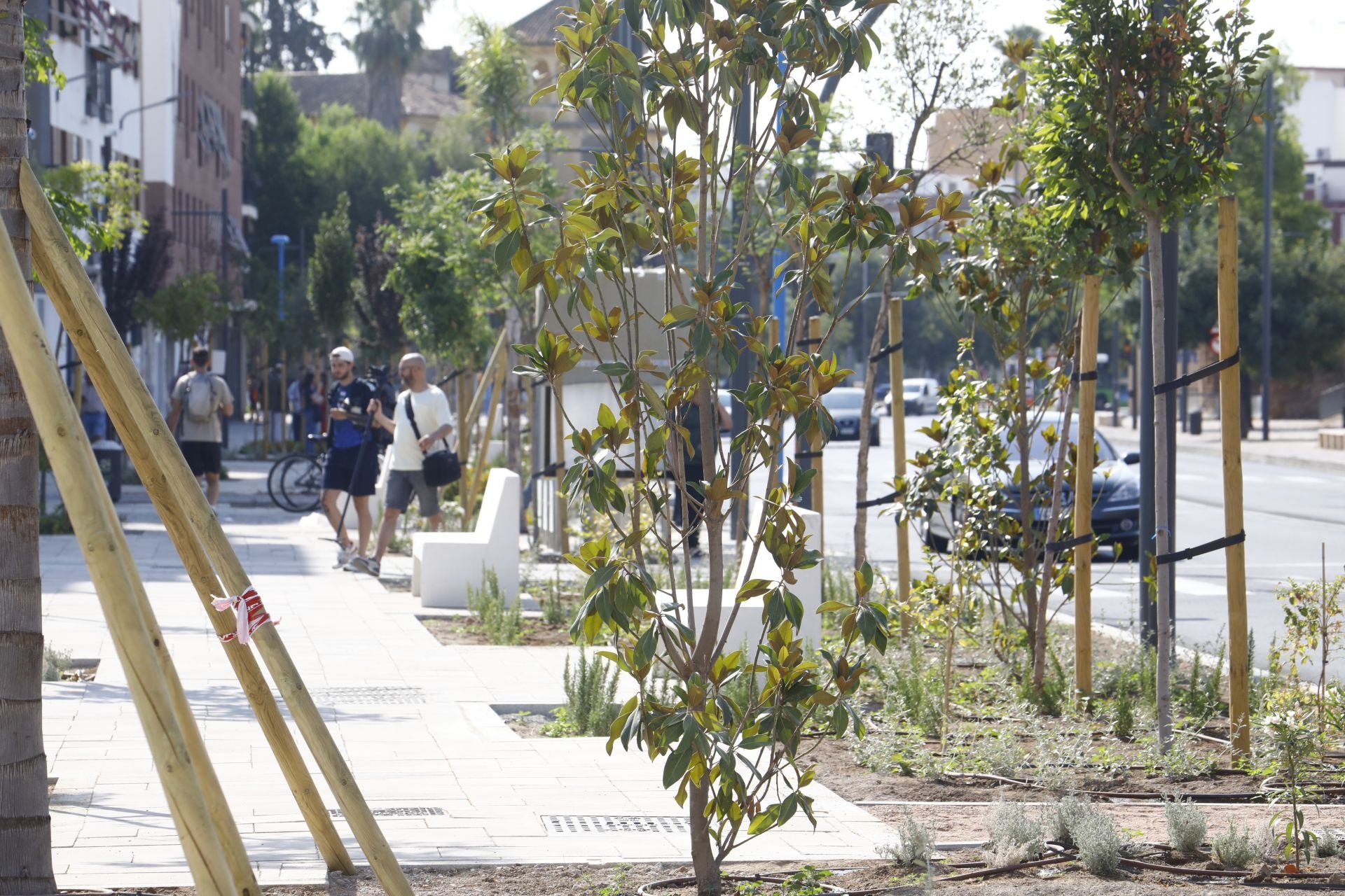Así ha quedado la nueva Ronda de Marrubial tras las obras, en imágenes