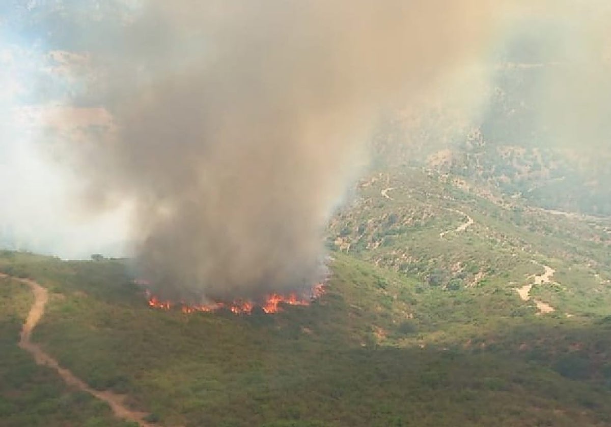 Incendio en el Encinarejo