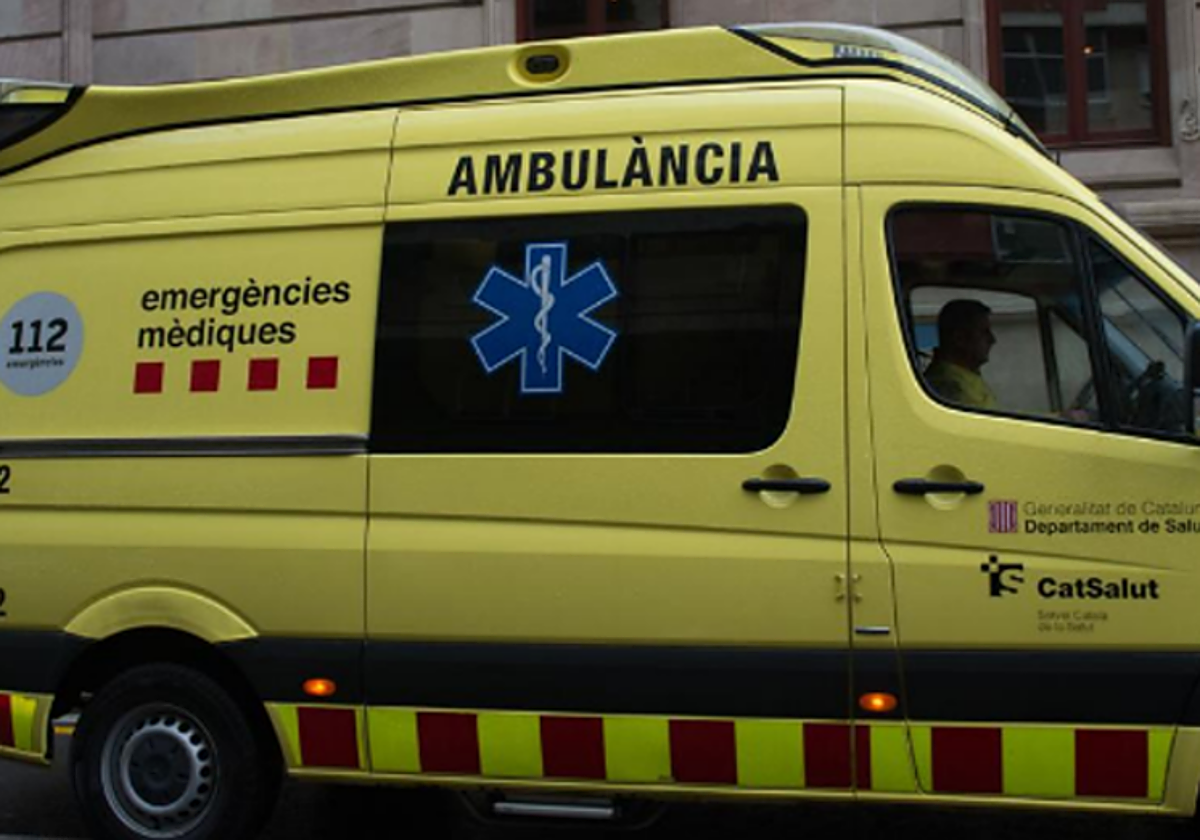 Una ambulancia de Cataluña en una imagen de archivo