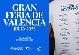 Cartel con todos los Conciertos de Viveros 2025 en Valencia: horario, ubicación y entradas