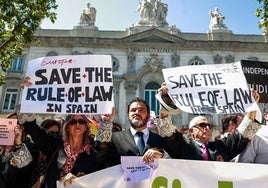 Tres de cada cuatro jueces y fiscales secundan la huelga contra las reformas de Bolaños