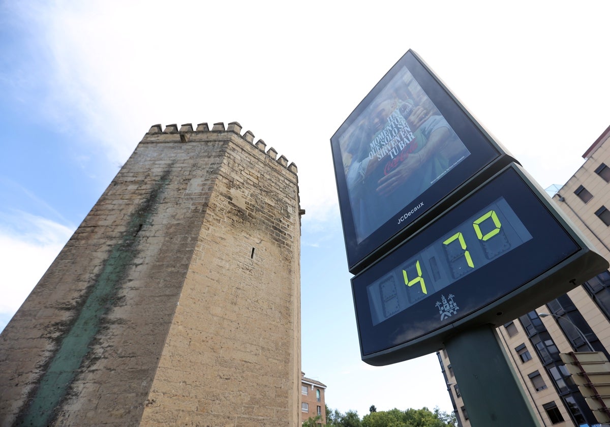El termómetro marca 47 grados en la capital cordobesa, en alerta naranja
