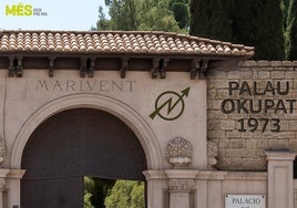 Los nacionalistas montan su enésima 'performance' y declaran «okupa» al Rey antes de pisar Mallorca
