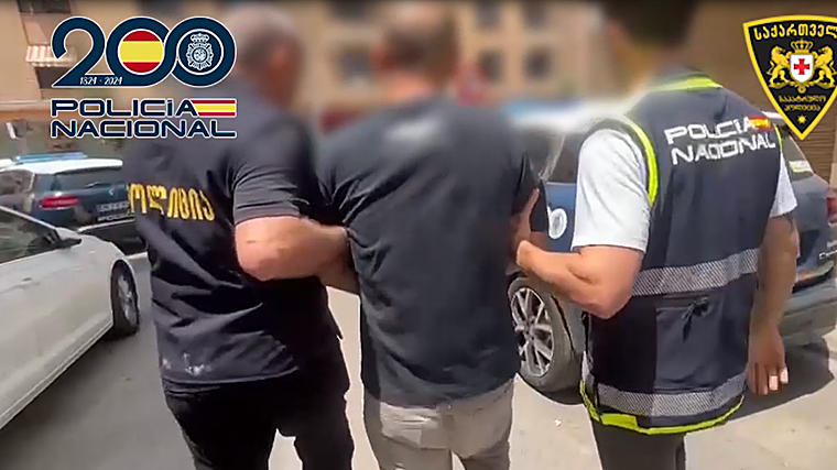 Imagen de uno de los detenidos por 24 robos con fuerza en viviendas de Valencia