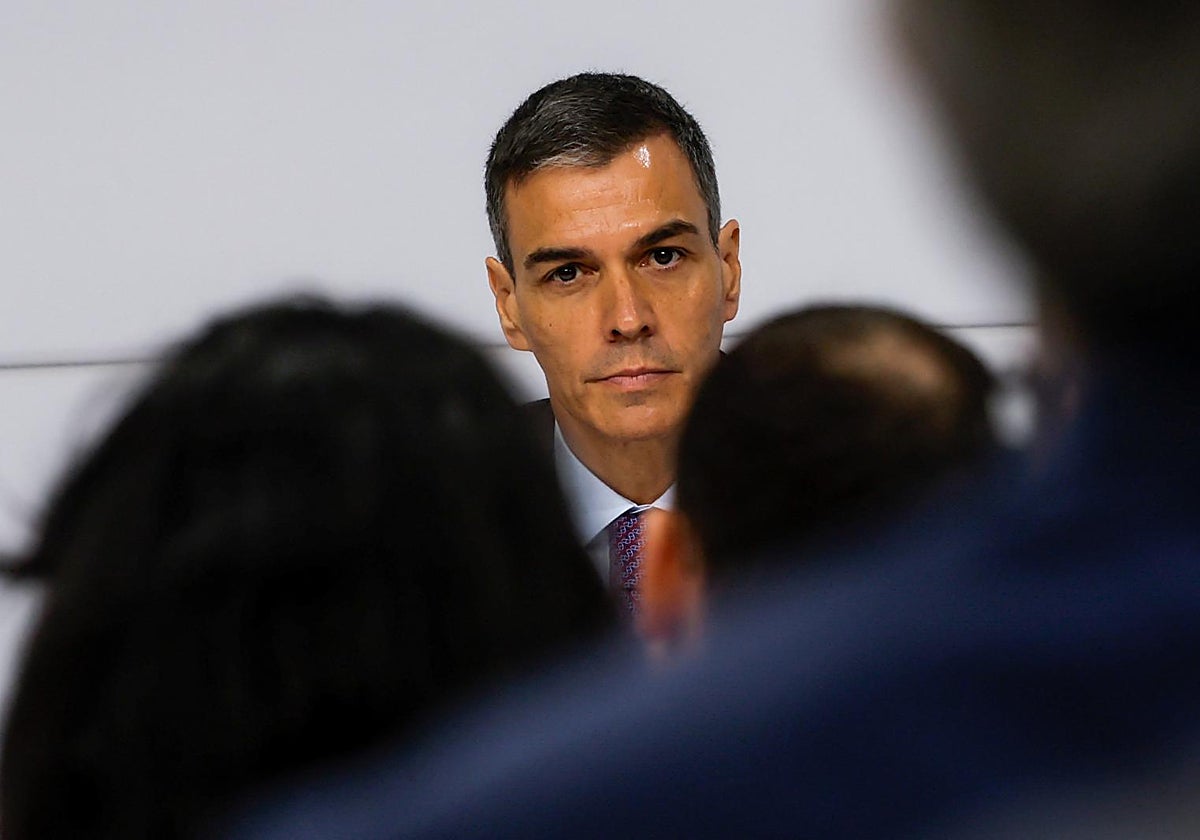 El presidente del Gobierno, Pedro Sánchez, en la Cumbre de la ONU en Sevilla