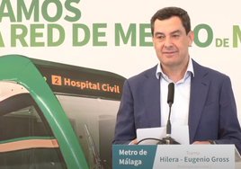 Arrancan las obras del metro de Málaga hasta el Civil: Moreno las quiere acabadas antes que el macrohospital