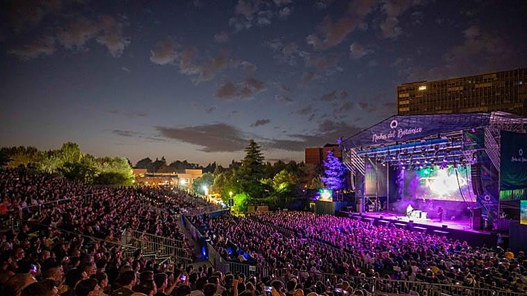 El público, en uno de los conciertos de Noches del Botánico EN 2023