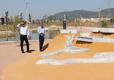 El alcalde inaugura el parque 'Princesa de Asturias': diez hectáreas más de zonas verdes y otros 466 árboles