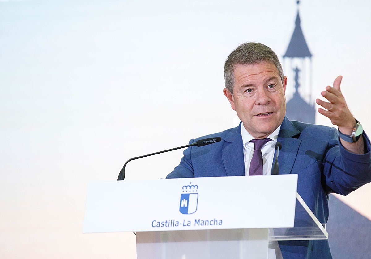 Emiliano García-Page, presidente de Castilla-La Mancha