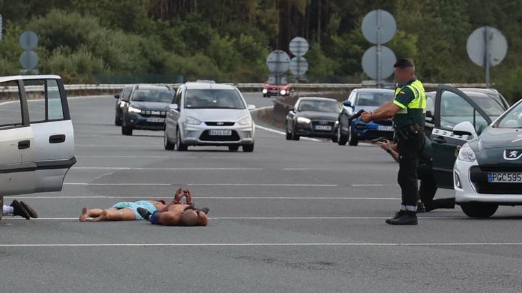 Momento de la detención