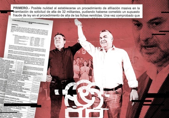 FALSA Cerdán y Ábalos amañaron las primarias del PSOE andaluz con más de 800 afiliaciones falsas
