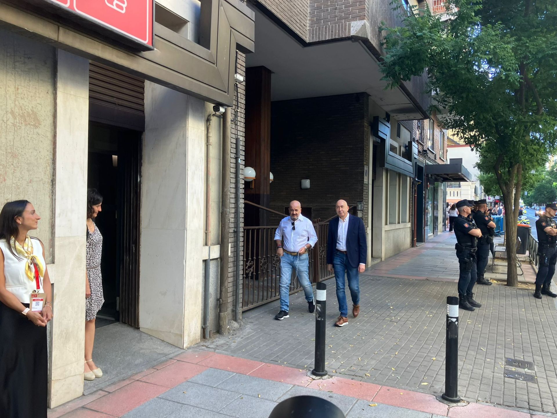 Alejandro Soler en su llegada al Comité Federal