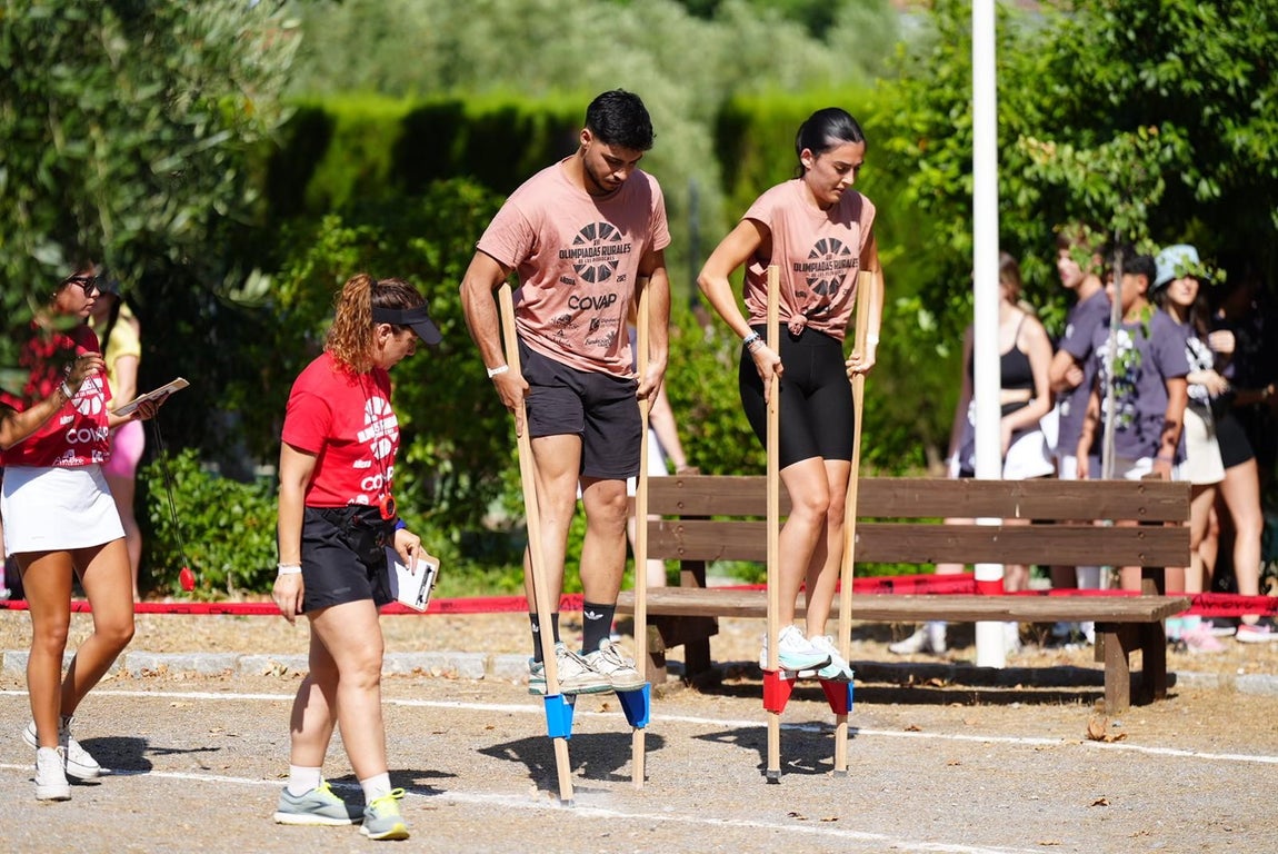 Las Olimpiadas Rurales reviven en Añora el juego más tradicional, en imágenes