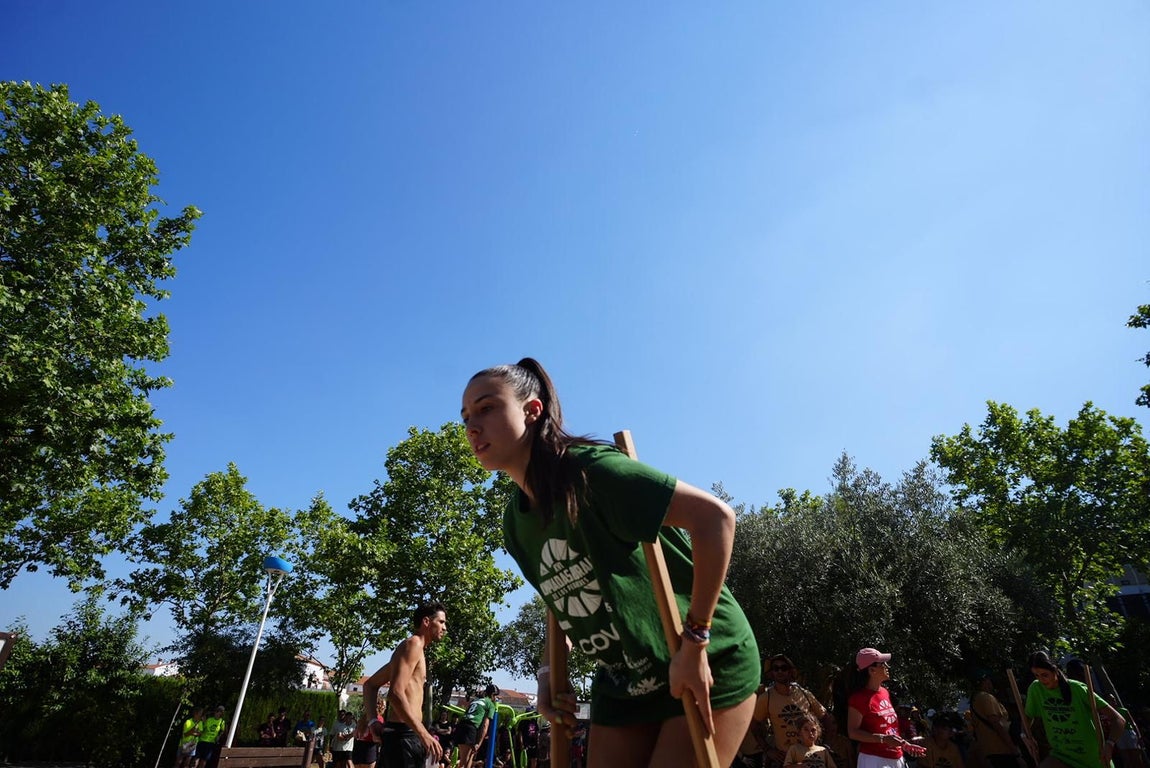 Las Olimpiadas Rurales reviven en Añora el juego más tradicional, en imágenes