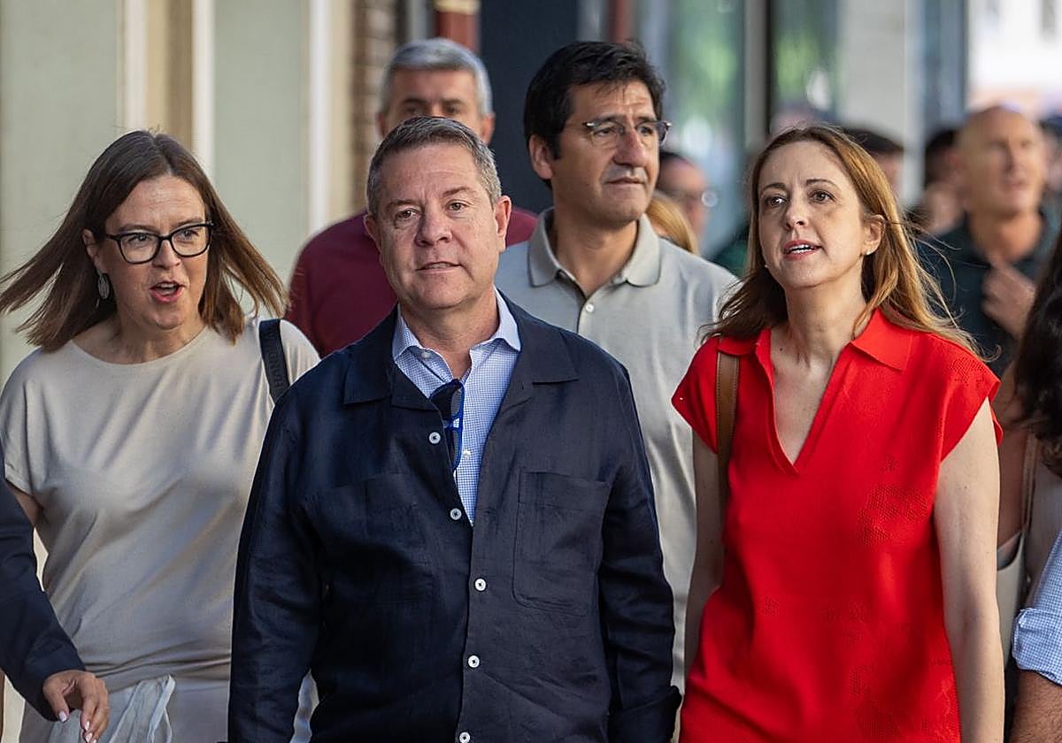 Emiliano García-Page, a su llegada a Ferraz