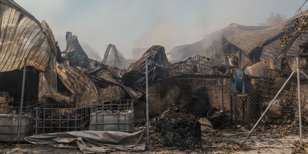 Levantadas las recomendaciones de autoprotección en cinco municipios de Guadalajara tras el incendio de Azuqueca